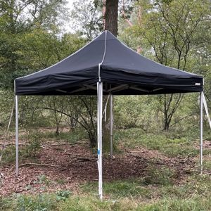 1206 Pop-up afdak 3 x 3 meter zwart